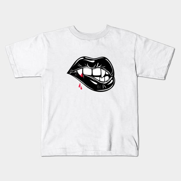 Vampire gift Kids T-Shirt by StudioInfinito